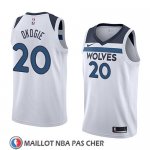 Maillot Minnesota Timberwolves Josh Okogie No 20 Association 2018 Blanc