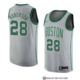 Maillot Boston Celtics Jeff Roberson Ville 2018-19 Gris