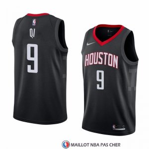Maillot Houston Rockets Zhou Qi Statement 2018 Noir