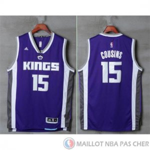 Maillot Cousins Sacramento Kings #15 Purpura