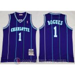 Maillot NBA Bogues Charlotte Hornets Pourpre