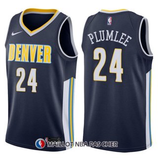 Maillot Denver Nuggets Mason Plumlee Icon 24 2017-18 Bleu