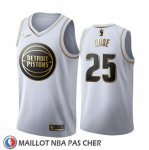 Maillot Golden Edition Detroit Pistons Derrick Rose 2019-20 Blanc
