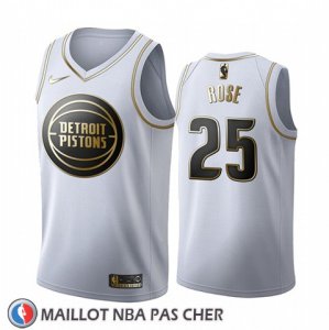 Maillot Golden Edition Detroit Pistons Derrick Rose 2019-20 Blanc