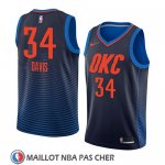 Maillot Oklahoma City Thunder Tyler Davis Statement 2018 Bleu