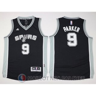 Maillot Enfant de Noir Parker San Antonio Spurs Revolution 30
