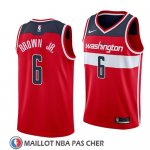 Maillot Washington Wizards Troy Brown No 6 Icon 2018 Rouge