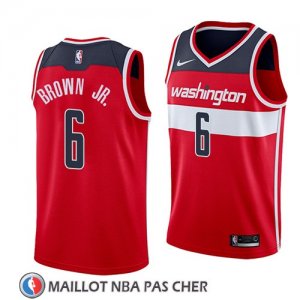 Maillot Washington Wizards Troy Brown No 6 Icon 2018 Rouge