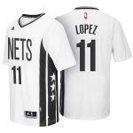 Maillot Manche Courte Nets Lopez 11 Gris
