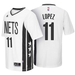 Maillot Manche Courte Nets Lopez 11 Gris
