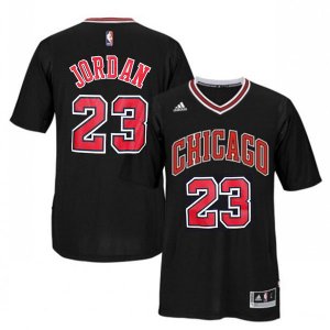 Maillot Manche Courte Bulls Jordan 23 Noir