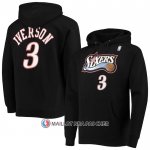 Veste a Capuche Philadelphia 76ers Allen Iverson Noir