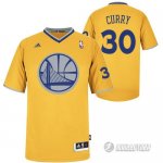 Maillot Orangee Curry Golden State Warriors Revolution 30