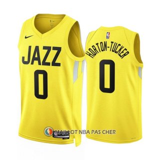 Maillot Utah Jazz Talen Horton-tucker NO 0 Icon 2022-23 Jaune