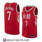 Maillot Houston Rockets Carmelo Anthony Ciudad 2018 Rouge