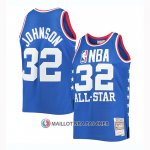 Maillot All Star 1985 Magic Johnson Bleu