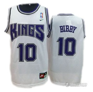 Maillot Sacramento Kings Bibby #10 Blanc