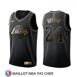 Maillot Golden Edition Los Angeles Lakers Kobe Bryant Noir