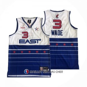 Maillot All Star 2006 Dwyane Wade NO 3 Bleu Blanc