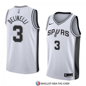 Maillot San Antonio Spurs Marco Belinelli Association 2018 Blanc