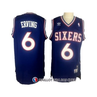 Maillot Philadelphia 76ers Julius Erving Retro Bleu