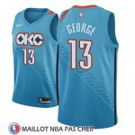 Maillot Oklahoma City Thunder Paul George Ciudad 2018-19 Bleu