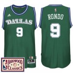 Maillot Retro Mavericks Rondo 9 Vert