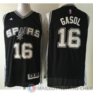 Maillot Spurs Gasol #16 Noir