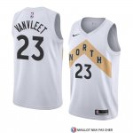 Maillot Tornto Raptors Frouge Vanvleet Ville 2018 Blanc