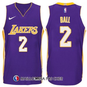 Maillot Los Angeles Lakers Lonzo Ball 2 2017-18 Volet