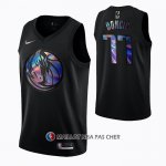 Maillot Dallas Mavericks Luka Doncic Iridescent Logo Noir