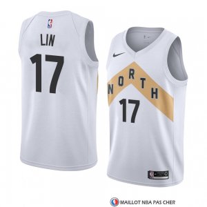Maillot Tornto Raptors Jeremy Lin Ville 2018 Blanc