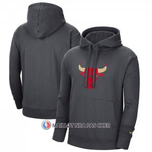 Veste a Capuche Chicago Bulls Ville 2020-21 Gris