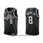 Maillot Los Angeles Clippers Marcus Morris Sr. NO 8 Ville 2022-23 Noir