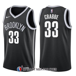 Maillot Brooklyn Nets Allen Crabbe Icon 33 2017-18 Noir
