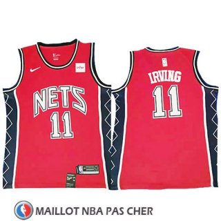 Maillot Brooklyn Nets Kyrie Irving Retro Rouge