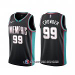 Maillot Memphis Grizzlies Jae Crowder 20th Season Classic Noir