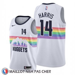 Maillot Denver Nuggets Gary Harris Ville Edition Blanc