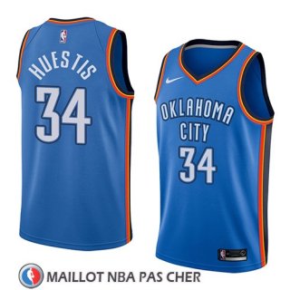 Maillot Oklahoma City Thunder Josh Huestis No 34 Icon 2018 Bleu