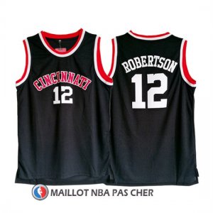 Maillot NCAA Cincinnati Robertson 12 Noir