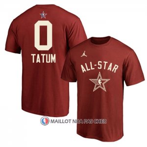 Maillot Manche Courte All Star 2024 Jayson Tatum Rouge