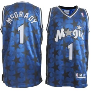 Maillot Retro Magic McGrady Star 1 Bleu
