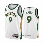 Maillot Boston Celtics Derrick White NO 9 Ville 2023-24 Blanc