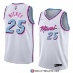 Maillot Miami Heat Jordan Mickey Ville 2018 Blanc