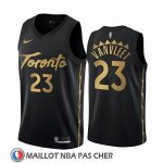 Maillot Tornto Raptors Fred Vanvleet Ville 2019-20 Noir
