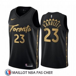 Maillot Tornto Raptors Fred Vanvleet Ville 2019-20 Noir