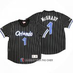 Maillot Manche Courte Orlando Magic Tracy McGrady NO 1 Noir