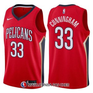 Maillot New Orleans Pelicans Dante Cunningham Statement 33 2017-18 Rouge