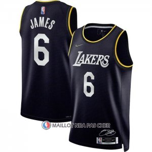 Maillot Los Angeles Lakers LeBron James NO 6 Select Series 2022 Noir