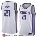 Maillot Sacramento Kings Deyonta Davis No 21 Association 2018 Blanc